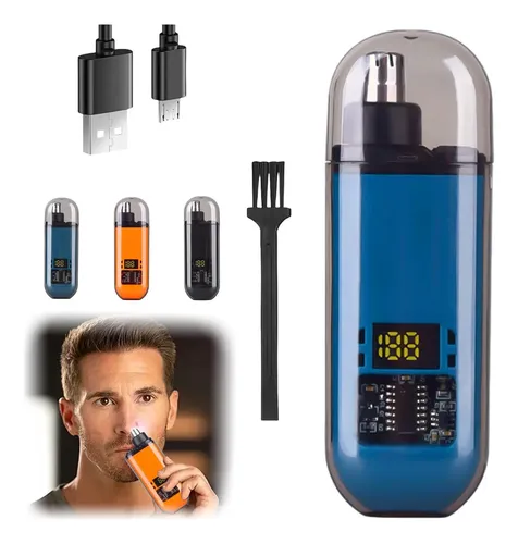 Electric Nose Hair Trimmer (Rechargeable Stainless Steel Nose Trimmer)